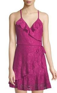 Love fire lace ruffle dress